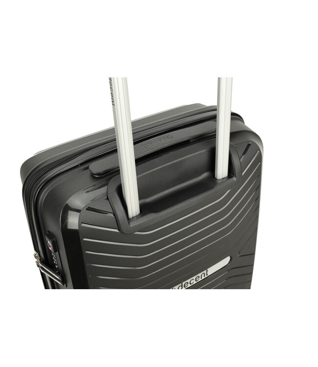 Decent Cross One Handbagage koffer Zwart 55x20x30 CM