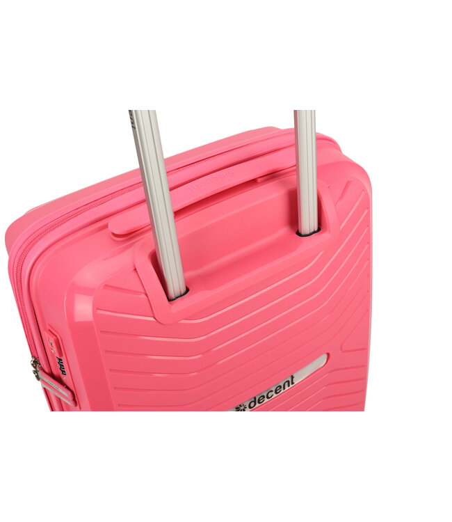 Decent Cross One Handbagage koffer Roze 55x20x30 CM