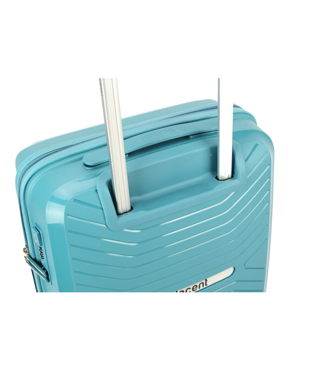 Decent Cross One Handbagage koffer Petrol 55x20x30 CM