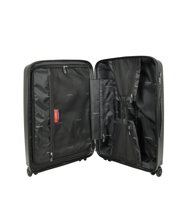 Decent Cross One Medium koffer Zwart 66x41x25 CM