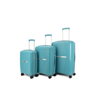 Decent Cross-One Kofferset Petrol Inhoud 35, 63, 94 Liter