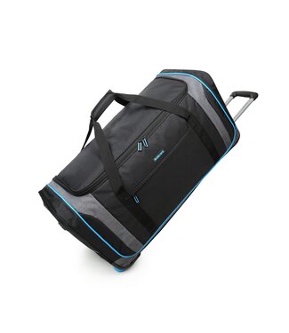 Decent Flexplus Wieltas Zwart/Blauw 92L 75x34x36cm