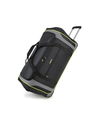 Decent Flexplus Wieltas Zwart/Lemon Groen 92L 75x34x36cm