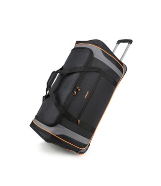 Decent Flexplus Wieltas Zwart/Oranje 92L 75x34x36cm