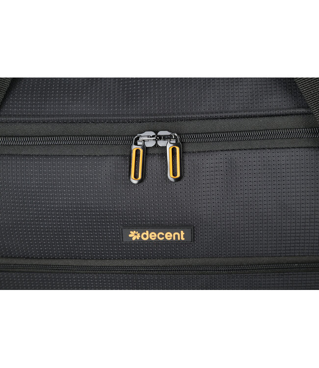 Decent Flexplus Wieltas Zwart/oranje 75X34X36 CM