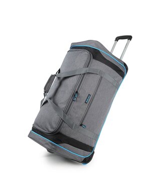 Decent Flexplus Wieltas Grijs/Blauw 92L 75x34x36cm