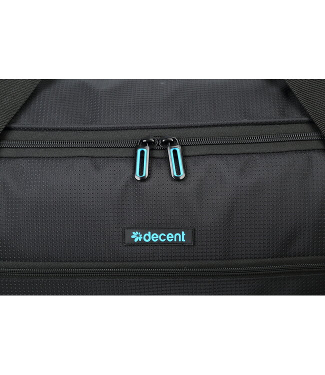 Decent Flexplus weekendtas Zwart/blauw 70X32X34 CM