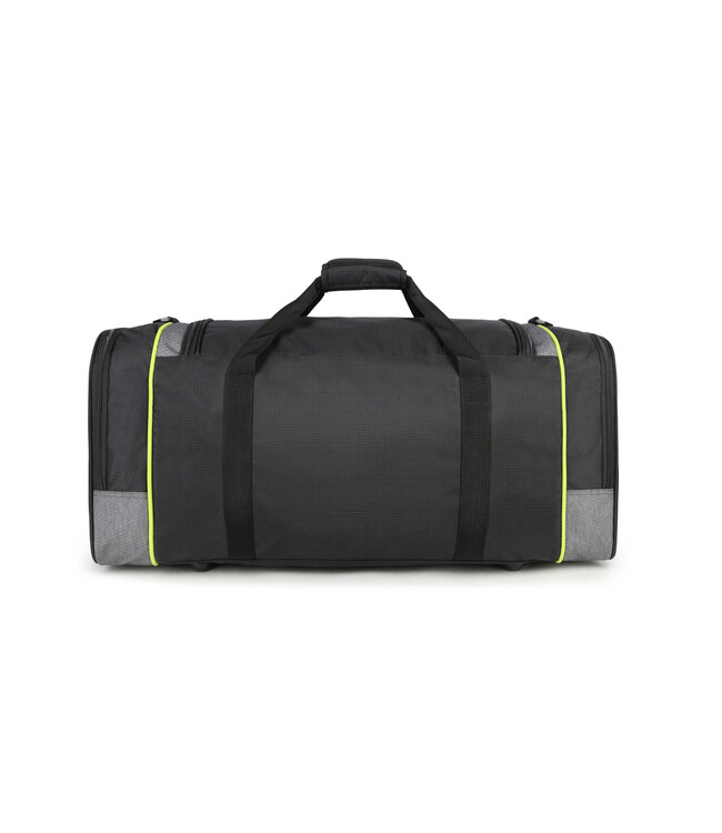 Decent Flexplus weekendtas Zwart/lemon groen 70X32X34 CM