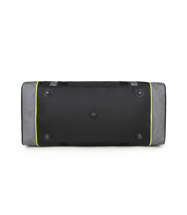 Decent Flexplus weekendtas Zwart/lemon groen 70X32X34 CM