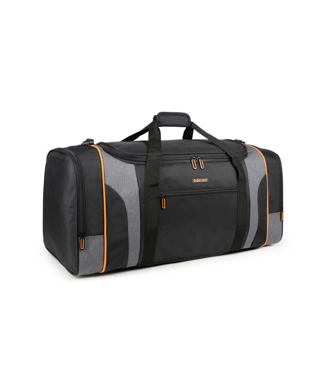 Decent Flexplus weekendtas Zwart/oranje 70X32X34 CM