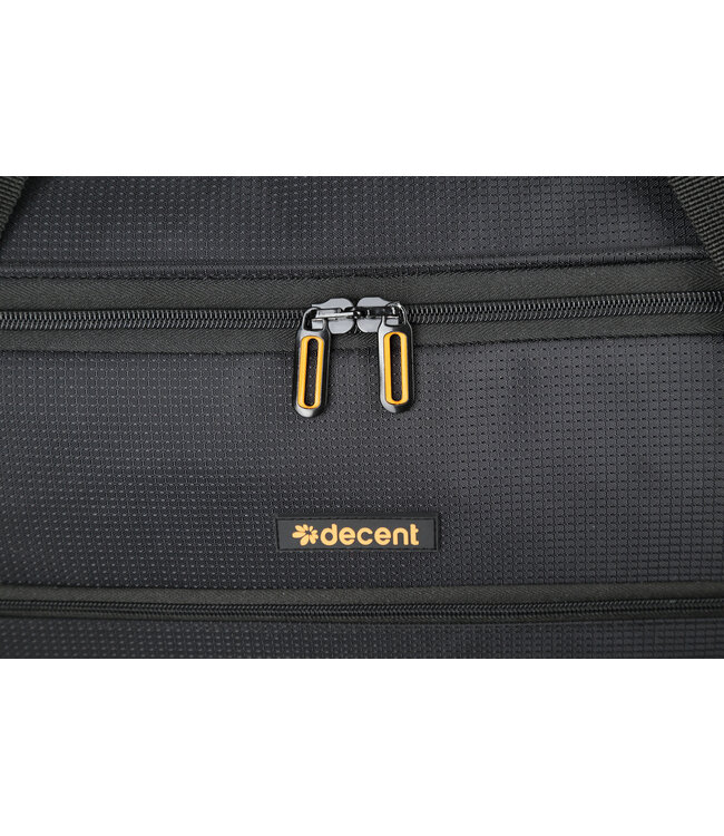Decent Flexplus weekendtas Zwart/oranje 70X32X34 CM