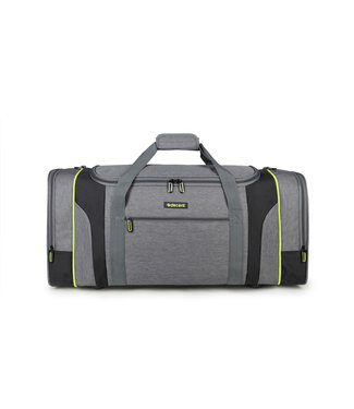 Decent Flexplus Weekendtas Grijs/Lemon Groen 76L 70x32x34cm