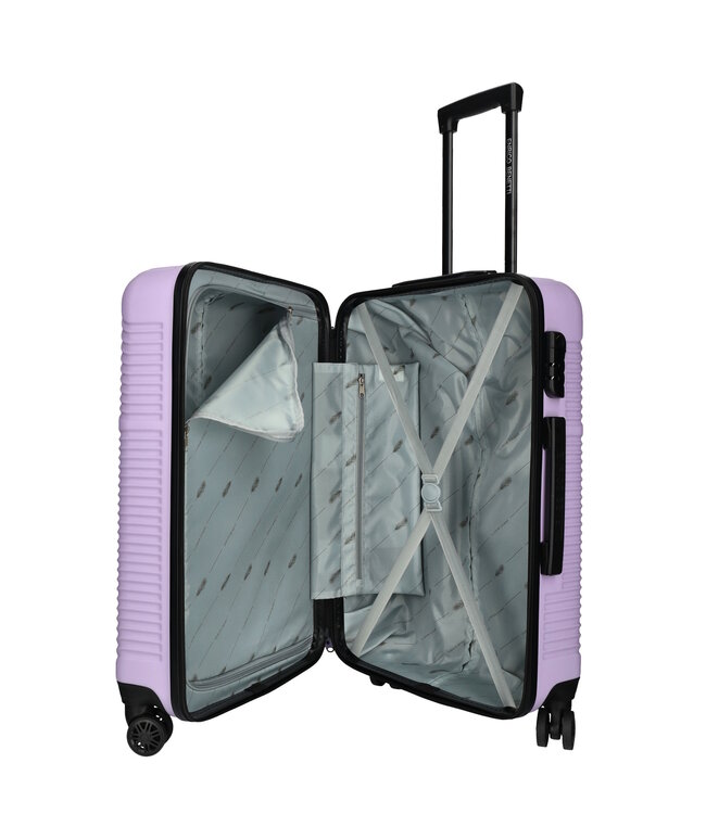Enrico Benetti Enrico Benetti Louisville Set de Valises Lilas 75x46x27cm