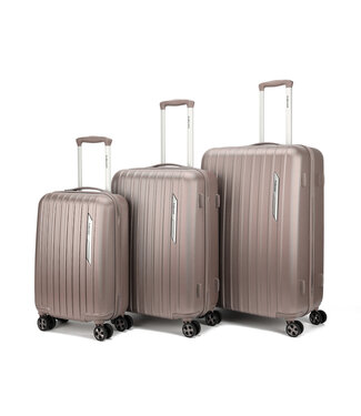 Decent Decent Paradiso Set de Valises Champagne 76x45x30cm