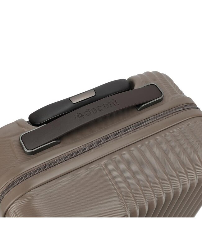 Decent Tourister Handbagage Koffer Taupe Inhoud 34 Liter 55x35x20cm