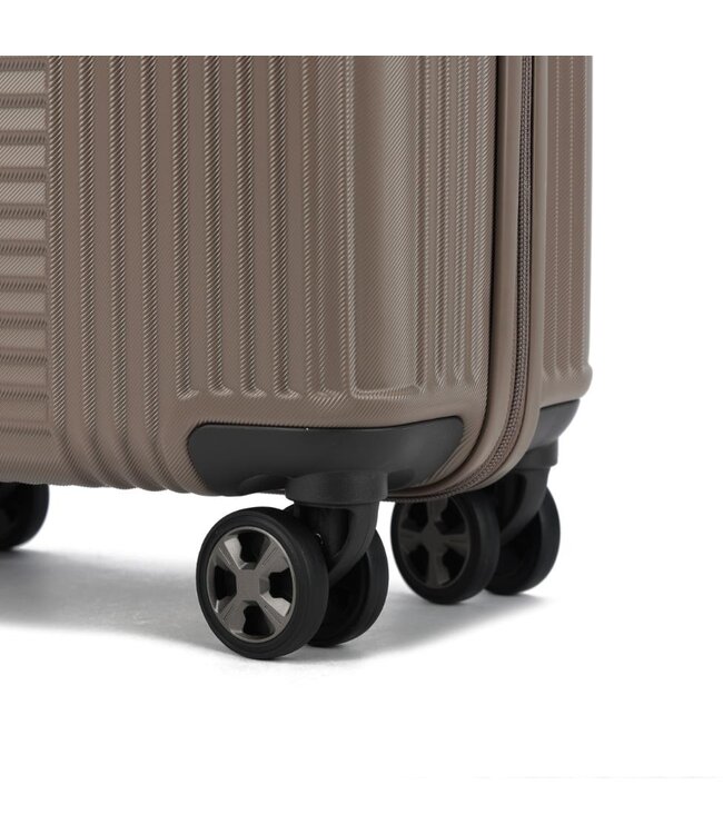 Decent Tourister Handbagage Koffer Taupe Inhoud 34 Liter 55x35x20cm