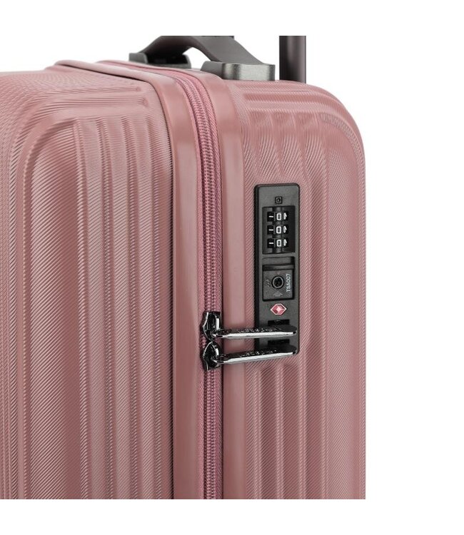 Decent Tourister Kofferset oud roze Inhoud 97, 65 en 34 Liter
