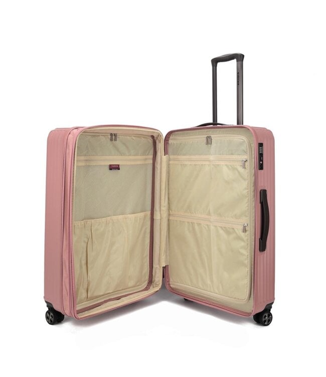 Decent Tourister Koffer Groot oud roze Inhoud 97 Liter 74x48x36cm