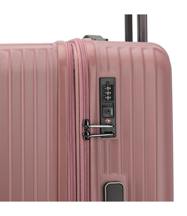 Decent Tourister Koffer Groot oud roze Inhoud 97 Liter 74x48x36cm