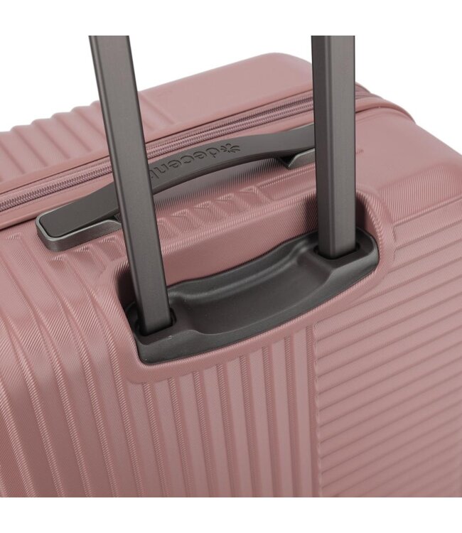 Decent Decent Tourister Valise Moyenne Rose 65L 66x40x27cm