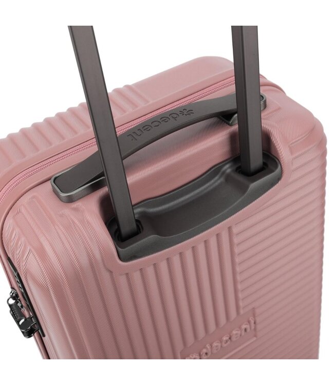 Decent Decent Tourister Valise Cabine Rose 34L 55x35x20cm
