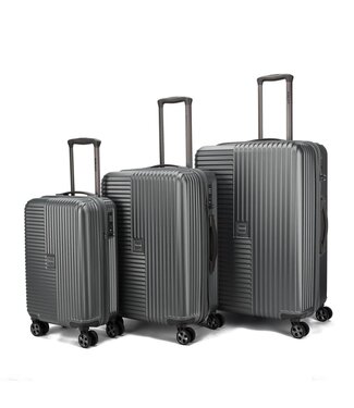 Decent Tourister Kofferset Grijs Inhoud 97, 65 en 34 Liter