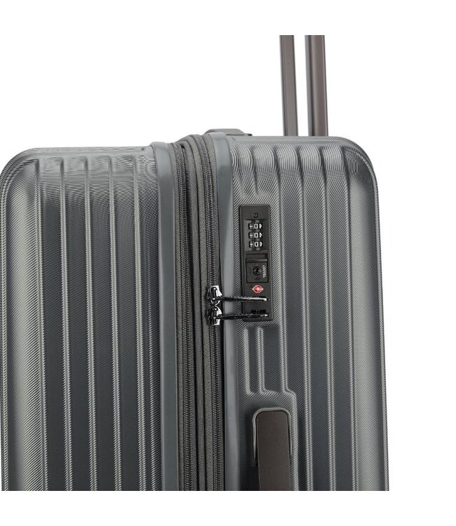 Decent Decent Tourister Grande Valise Gris 97L 76x47x36cm