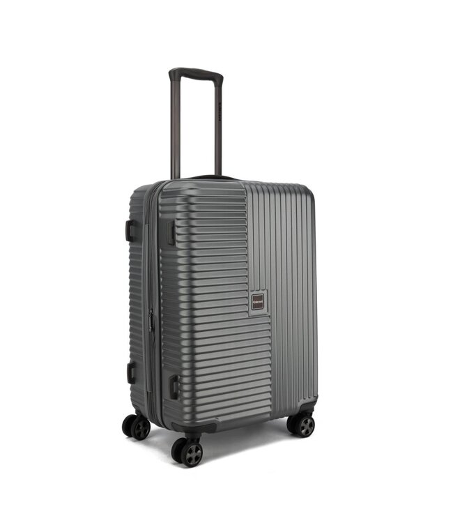 Decent Tourister Koffer Medium Grijs Inhoud 65 Liter 66X40X27,5cm