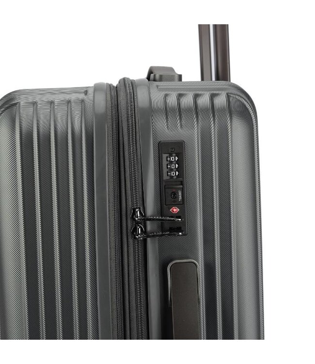 Decent Tourister Koffer Medium Grijs Inhoud 65 Liter 66X40X27,5cm