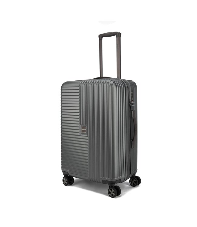 Decent Tourister Koffer Medium Grijs Inhoud 65 Liter 66X40X27,5cm