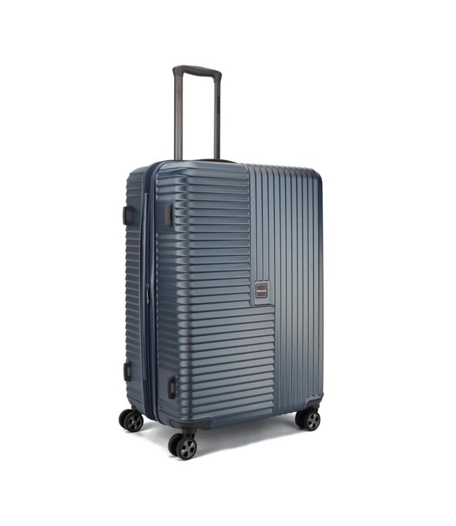 Decent Tourister Koffer Groot Blauw Inhoud 97 Liter 76x48x36cm