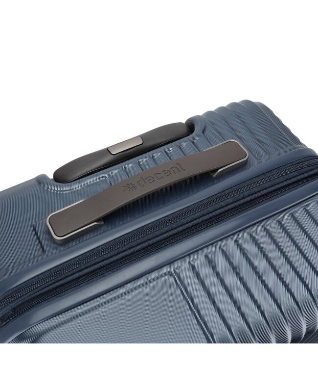 Decent Tourister Koffer Medium Blauw Inhoud 65 Liter 66X40X27,5cm