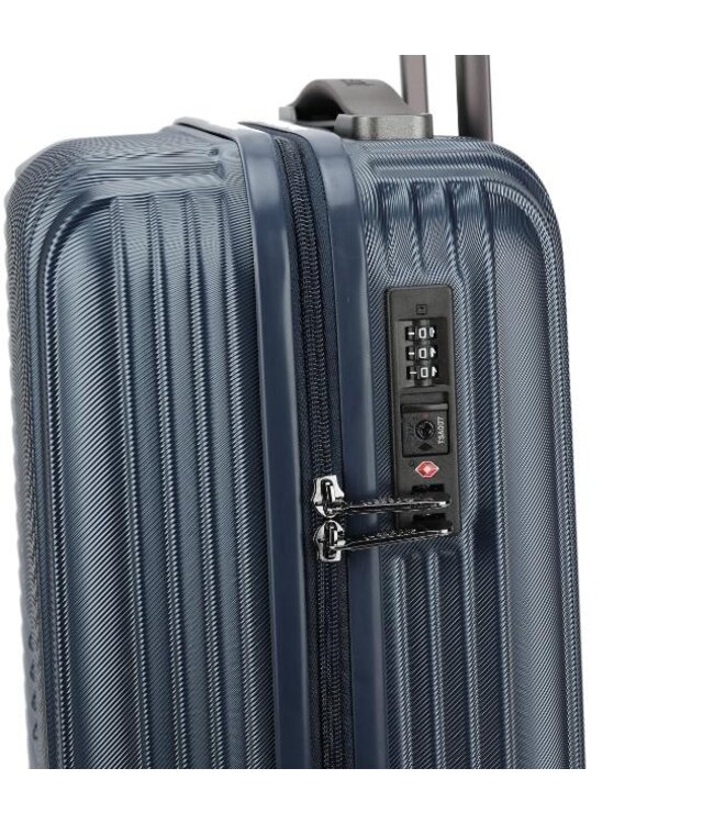 Decent Tourister Handbagage Koffer Blauw Inhoud 34 Liter 55x35x20cm
