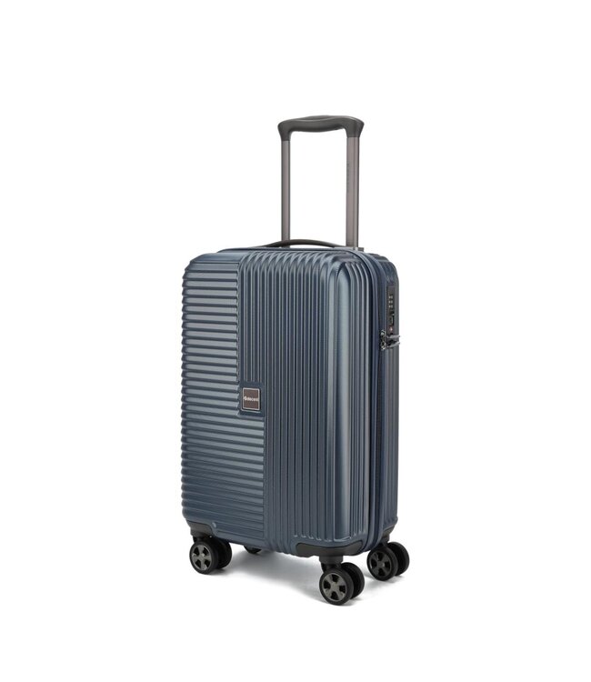 Decent Tourister Handbagage Koffer Blauw Inhoud 34 Liter 55x35x20cm