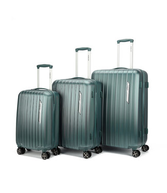 Decent Decent Paradiso Set de Valises Vert Olive 76x45x30cm
