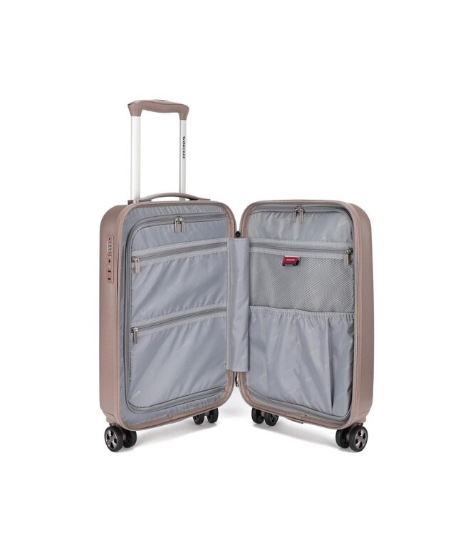 Decent Paradiso Handbagagekoffer Champagne 55x35x20 cm