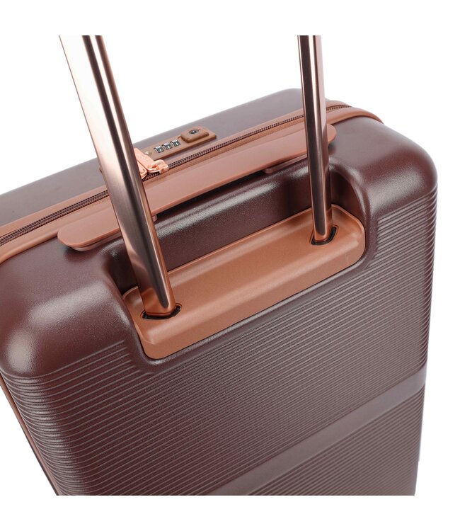 Decent Stella handbagage koffer Bruin