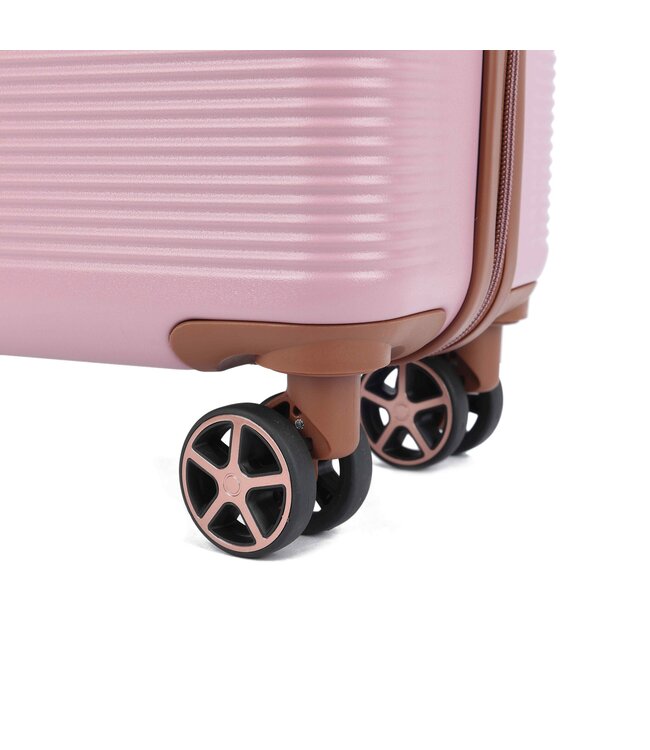 Decent Stella handbagage koffer Poederroze