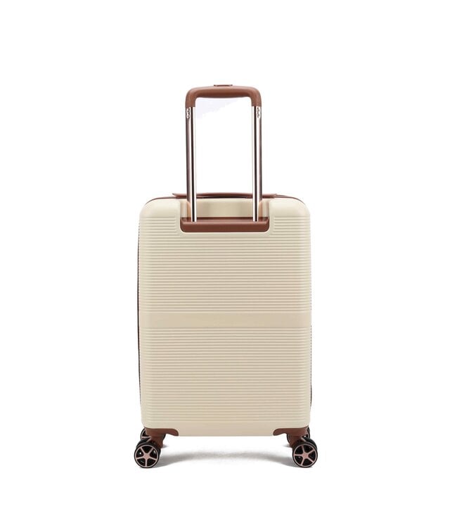 Decent Stella handbagage koffer Ivoor/gebroken wit