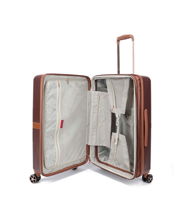 Decent Stella Medium koffer Bruin