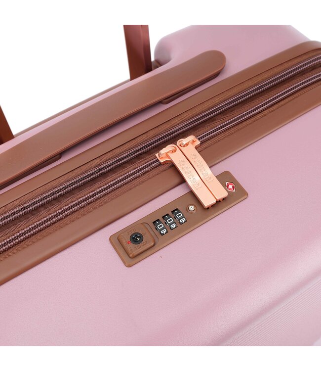 Decent Stella Medium koffer Poederroze