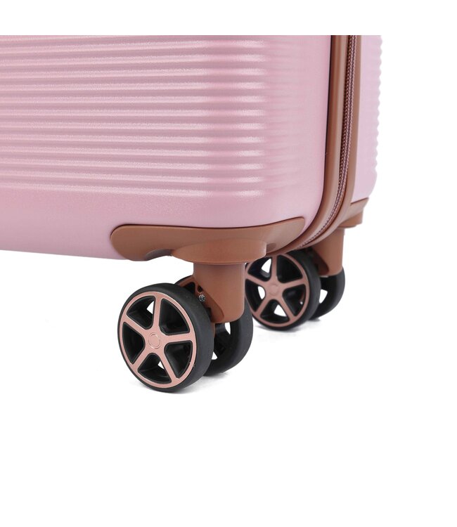 Decent Stella Medium koffer Poederroze