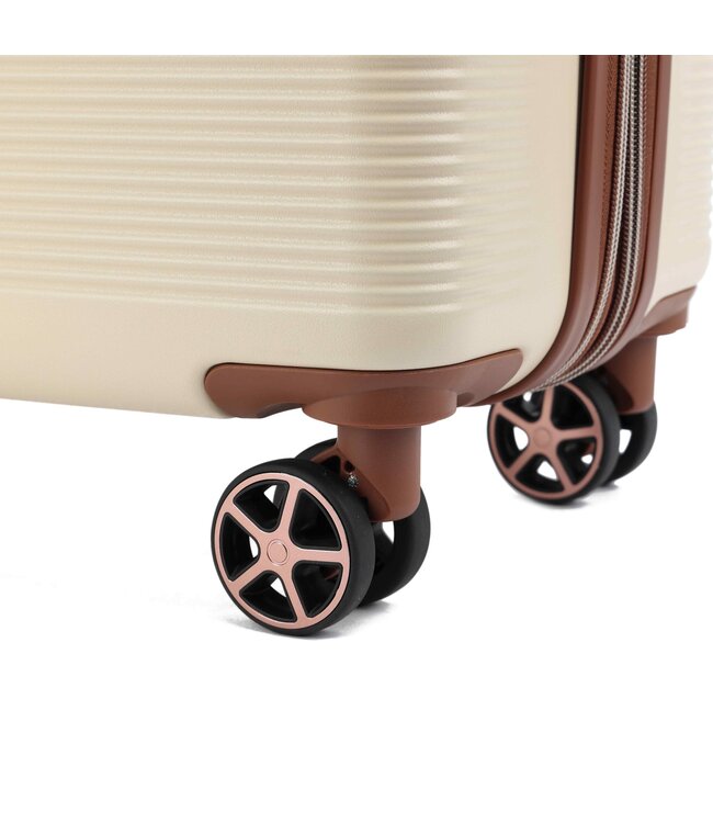 Decent Stella Medium koffer Ivoor/gebroken wit