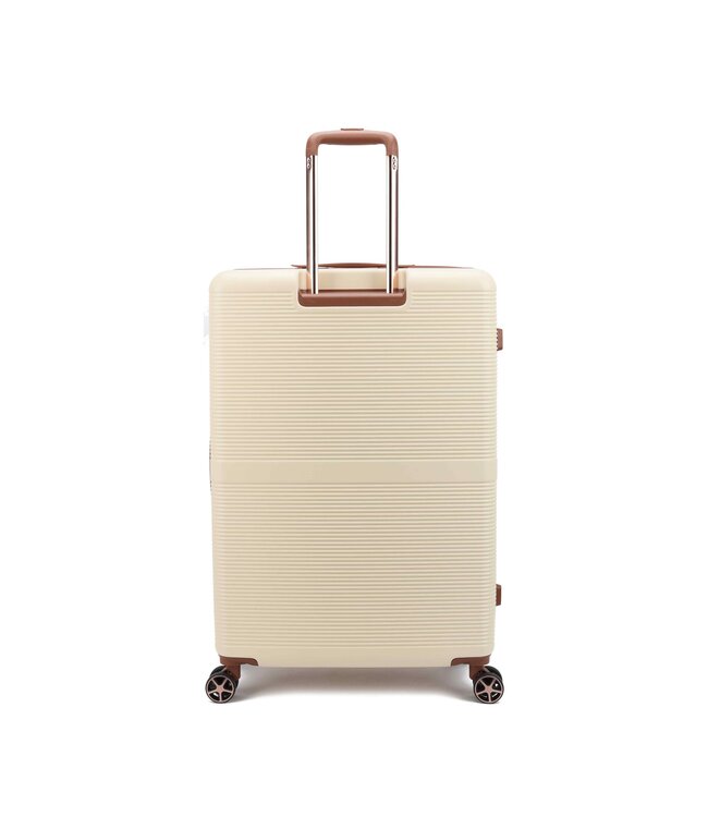 Decent Stella Grote koffer Ivoor/gebroken wit