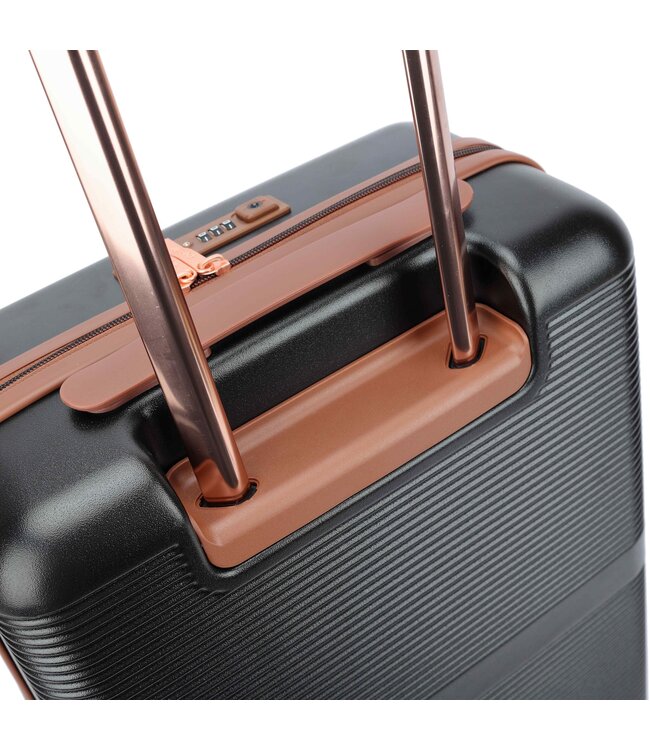 Decent Decent Stella Set de Valises Noir 77x50x31cm