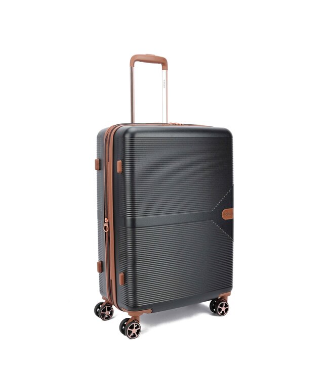 Decent Decent Stella Set de Valises Noir 77x50x31cm