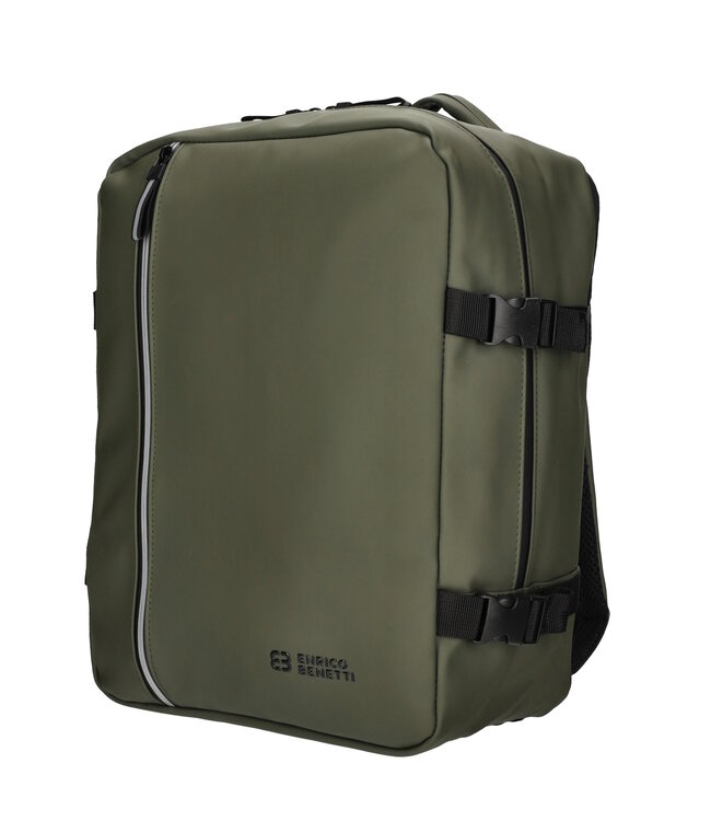 Enrico Benetti Waterproof Cabin Rugzak Underseater 17'' Bergen Olijf