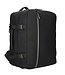 Enrico Benetti Transavia Cabin Rugzak 40x30x20cm Underseater Zwart GRATIS adreslabel, oogmasker en oordopjes