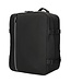 Enrico Benetti Transavia Cabin Rugzak 40x30x20cm Underseater Zwart GRATIS adreslabel, oogmasker en oordopjes