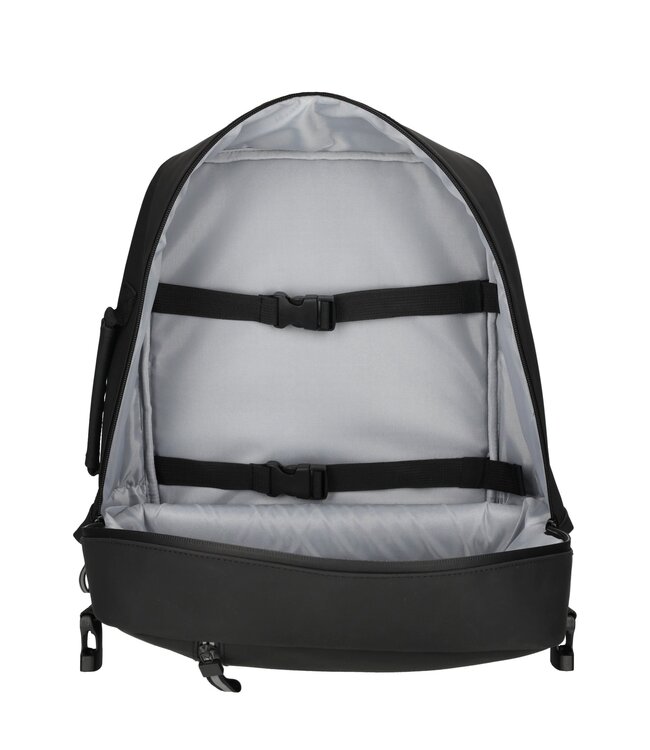 Enrico Benetti Transavia Cabin Rugzak 40x30x20cm Underseater Zwart GRATIS adreslabel, oogmasker en oordopjes